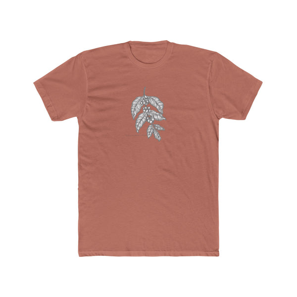 Coffee Plant | Men's Cotton Crew Tee