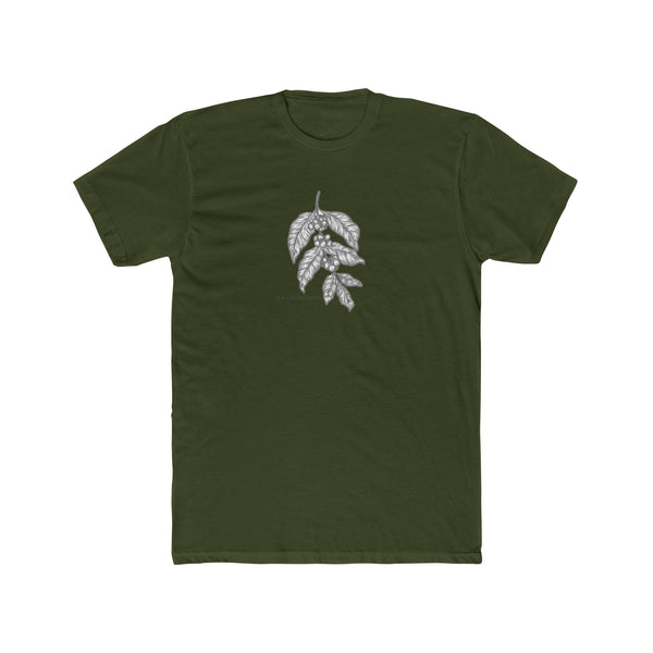 Coffee Plant | Men's Cotton Crew Tee