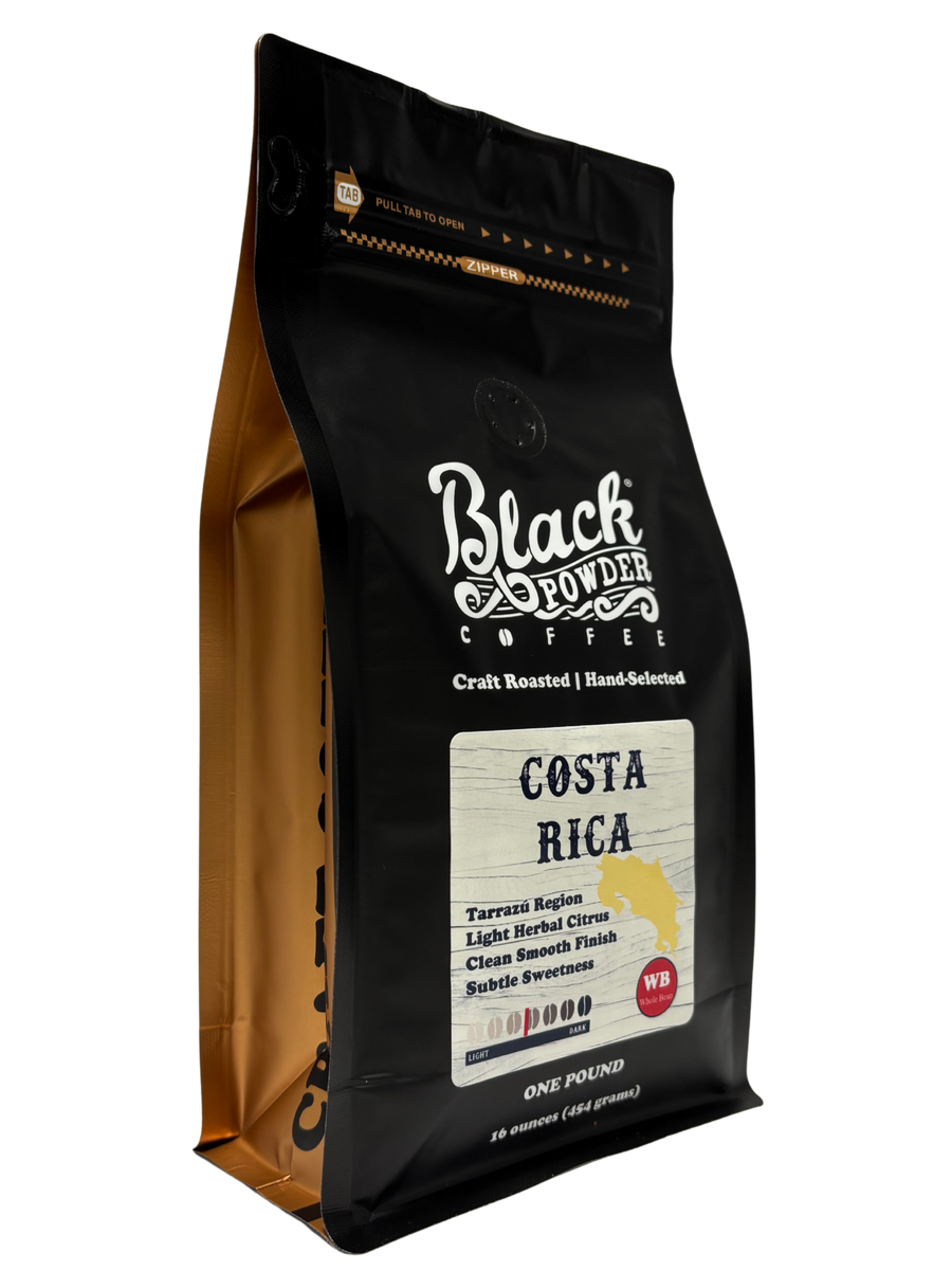 Costa Rica Tarrazu Coffee | Single Origin | Black Powder Coffee