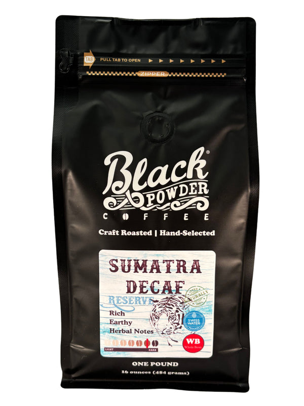 Sumatra Decaf | Naturally Grown | Swiss Water Process | Dark Roast