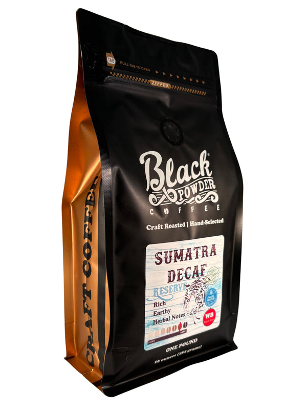 Sumatra Decaf | Naturally Grown | Swiss Water Process | Dark Roast