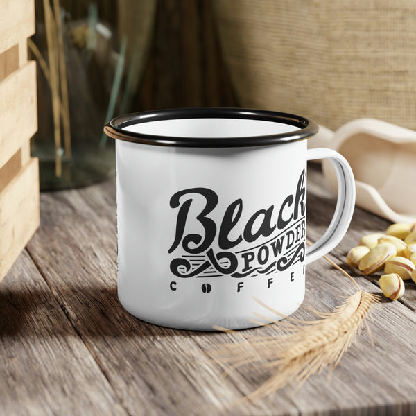 White Camp Mug | Black Powder Coffee 12oz