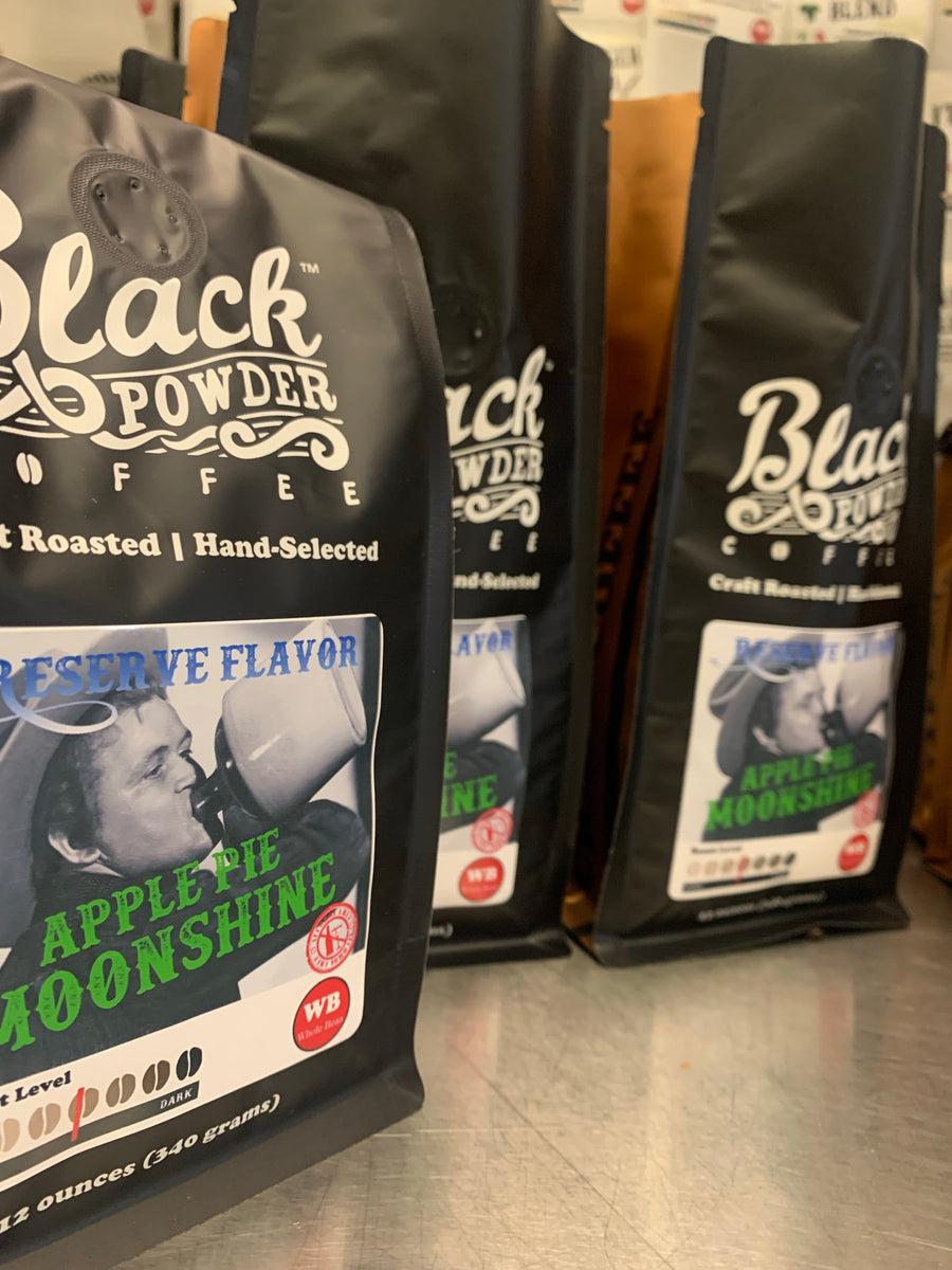 Apple Pie Moonshine Infused Coffee Small Batch Reserve Flavored