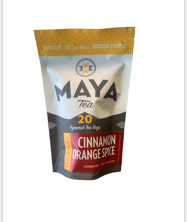 Cinnamon Orange Spice | Maya Tea | 20 Pyramid Herbal Tea Bags
