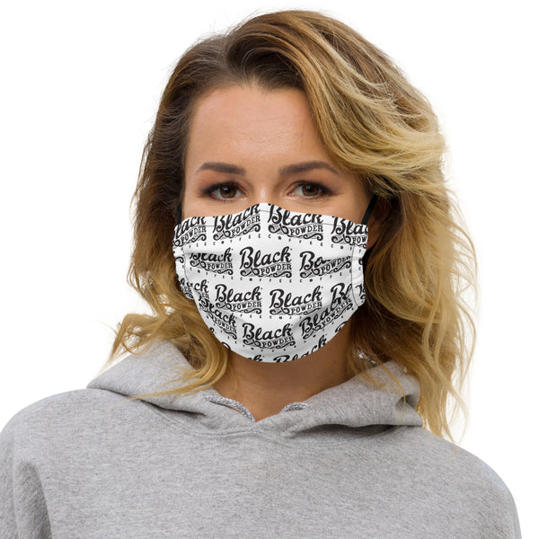 Black Powder Coffee Branded Face Mask
