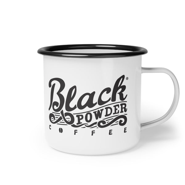 White Camp Mug | Black Powder Coffee 12oz