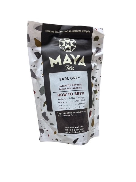 Earl Grey  | Maya Tea | 20 Pyramid Black Tea Bags
