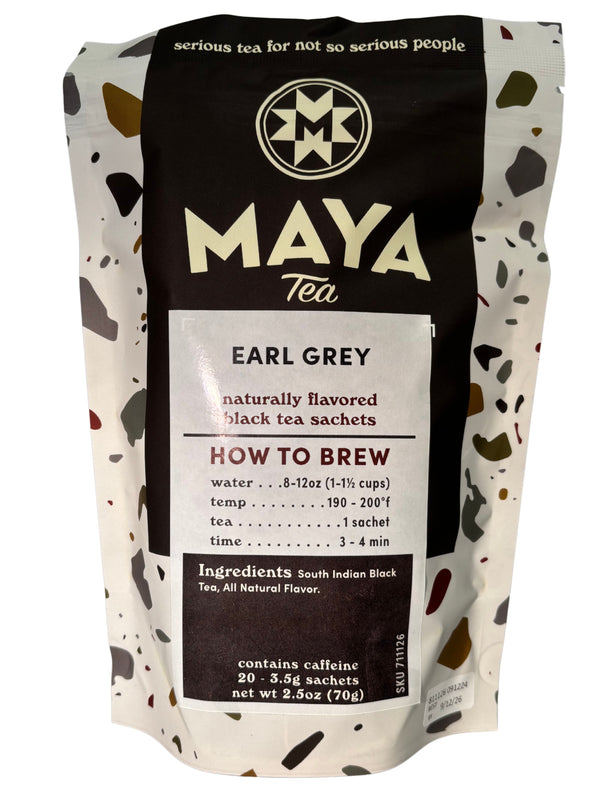 Earl Grey  | Maya Tea | 20 Pyramid Black Tea Bags