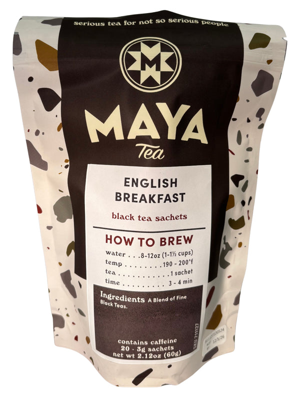 English Breakfast | Maya Tea | 20 Pyramid Black Tea Bags