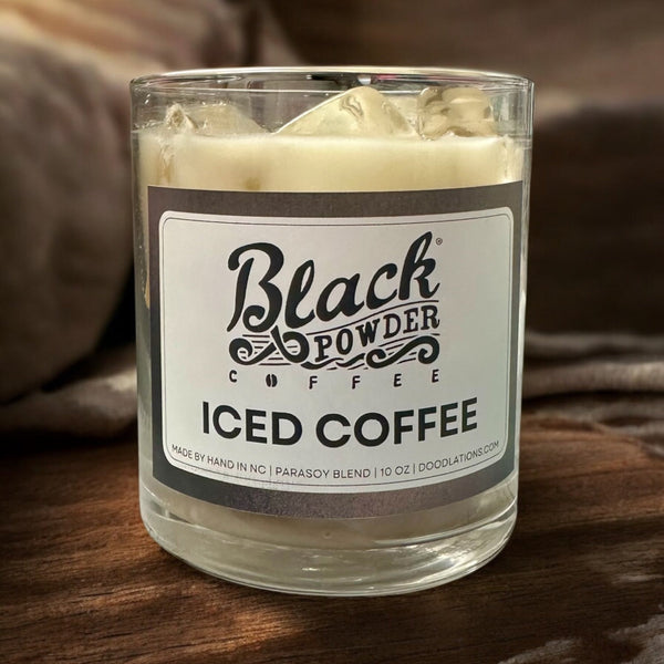 Iced Coffee Candle by our Friends at Doodlations in Winston Salem NC! 