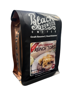Introducing the new fall flavor of apple cinnamon french toast flavored coffee!  Tastes like warm baked apples with a hit of cinnamon! 