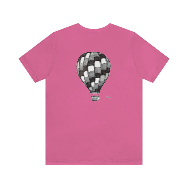 Carolina BalloonFest T Shirt | Black Powder Coffee Cup Balloon Design By Chella