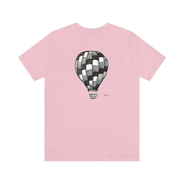 Carolina BalloonFest T Shirt | Black Powder Coffee Cup Balloon Design By Chella