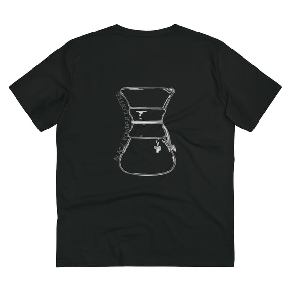 Brew Black Powder Coffee by Chemex Tee | Organic Creator T-shirt - Unisex