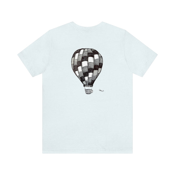 Carolina BalloonFest T Shirt | Black Powder Coffee Cup Balloon Design By Chella