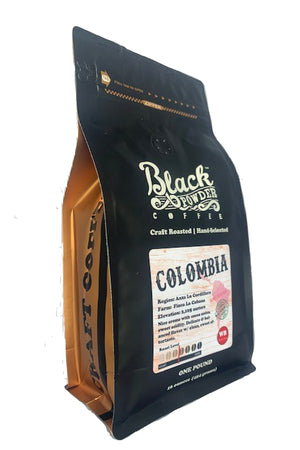 Colombia organic craft roasted coffee