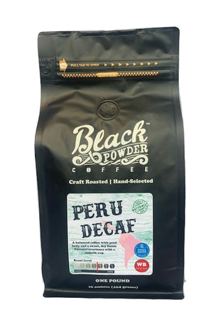 Peru organic medium roast decaf coffee
