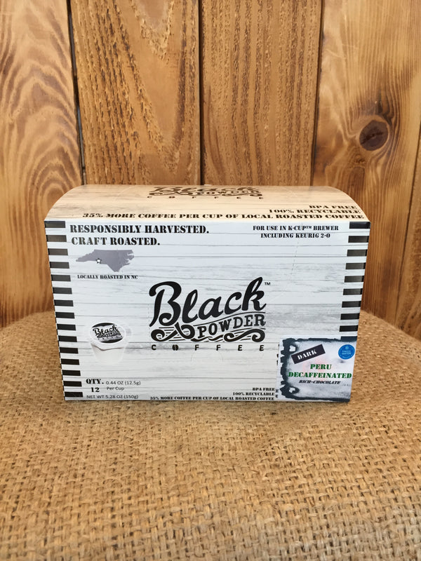 Peru Decaffeinated Craft Roasted Coffee Single Serve K Cup Pods