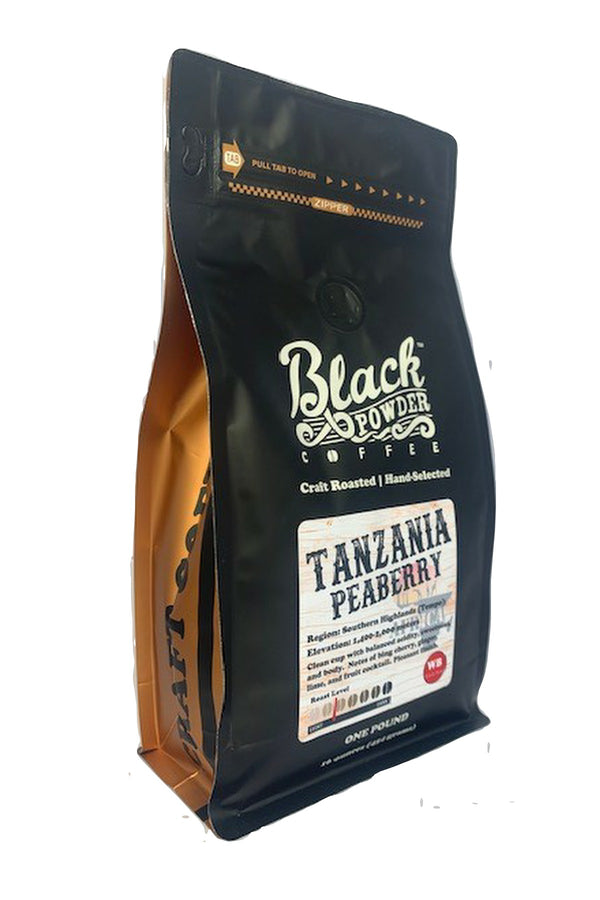 tanzania peaberry craft roasted coffee light roast