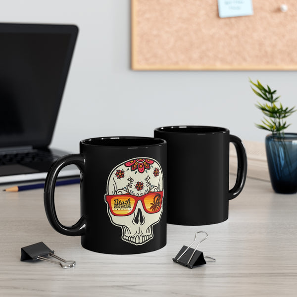 Black Powder Coffee Skull | 11 oz Mug