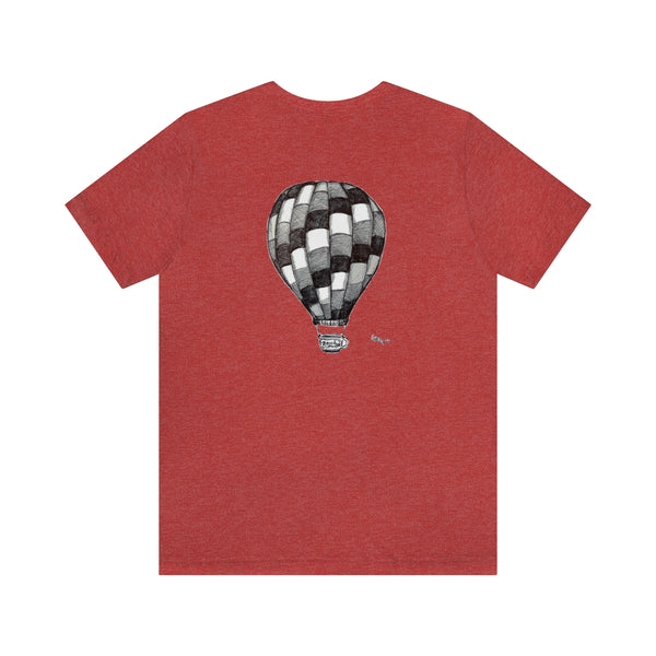 Carolina BalloonFest T Shirt | Black Powder Coffee Cup Balloon Design By Chella