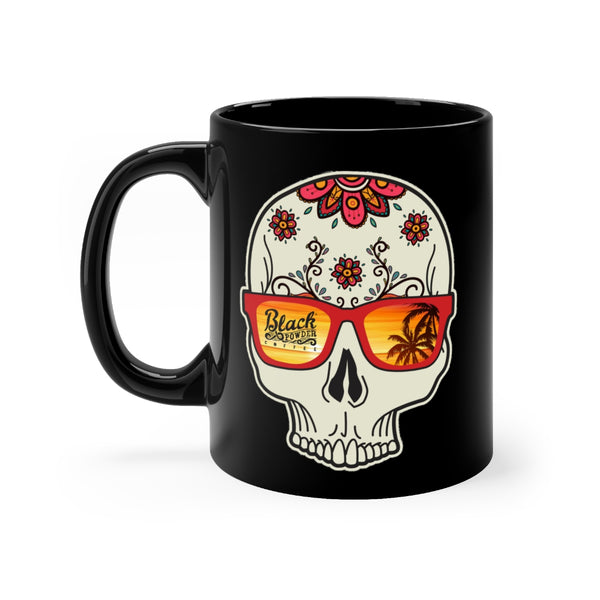Black Powder Coffee Skull | 11 oz Mug