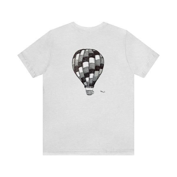 Carolina BalloonFest T Shirt | Black Powder Coffee Cup Balloon Design By Chella