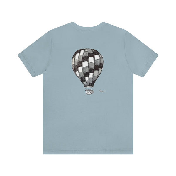 Carolina BalloonFest T Shirt | Black Powder Coffee Cup Balloon Design By Chella