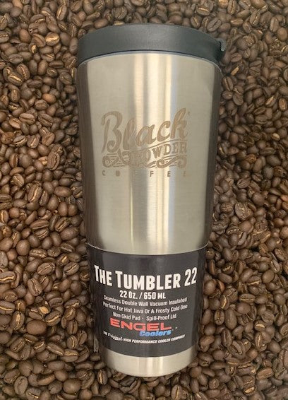 Black Powder Coffee Stainless Steel Coffee Tumbler