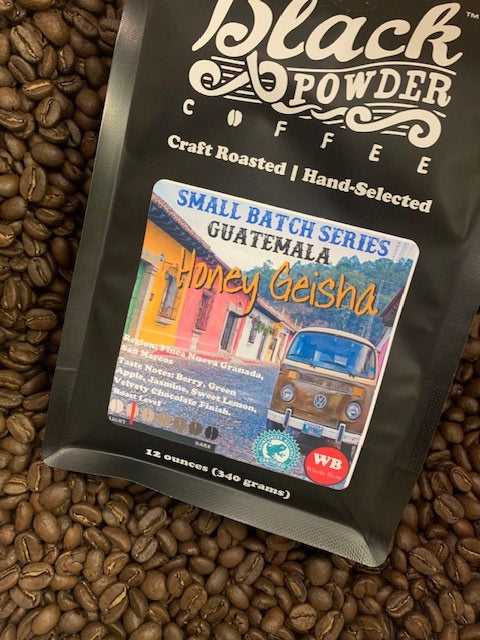 Small batch series limited release honey geisha from Guatemala