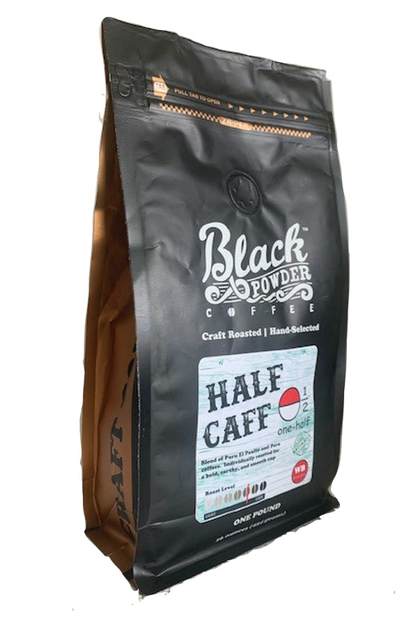 half caffeinated coffee blend 