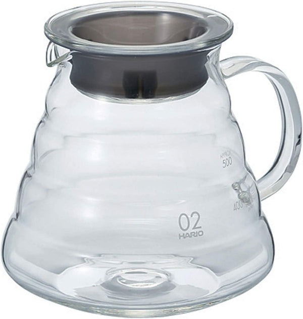Hario V60 Glass Range Coffee Server, 600ml, Clear | Pour Over Coffee