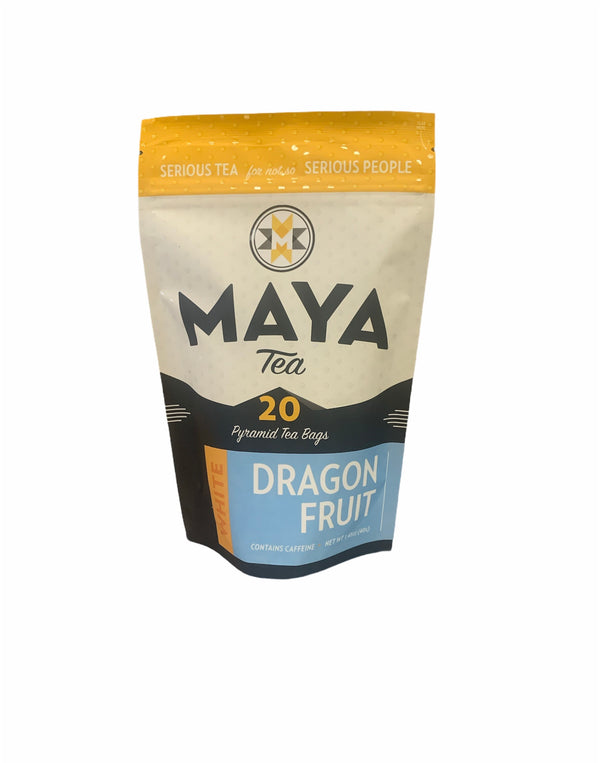 Dragon Fruit | Maya Tea | 20 Pyramid White Tea Bags