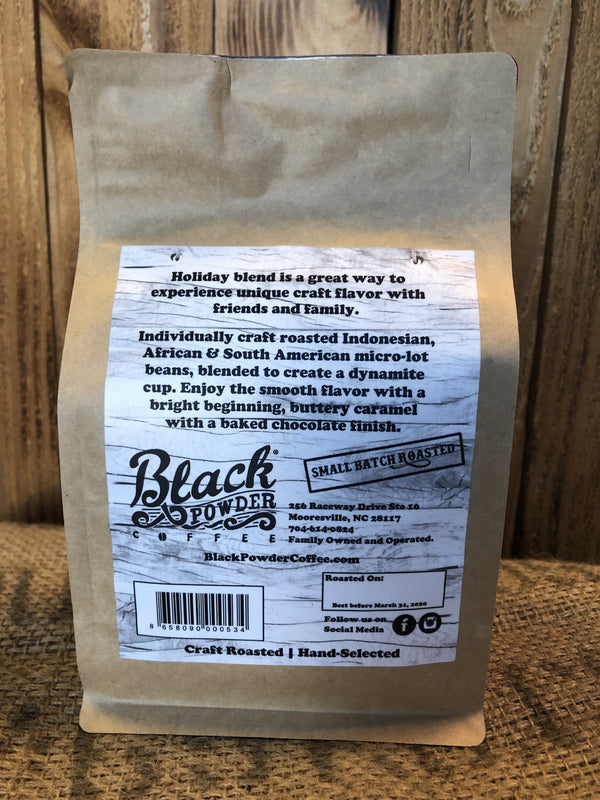Holiday Coffee Locally Roasted by Black Powder Coffee