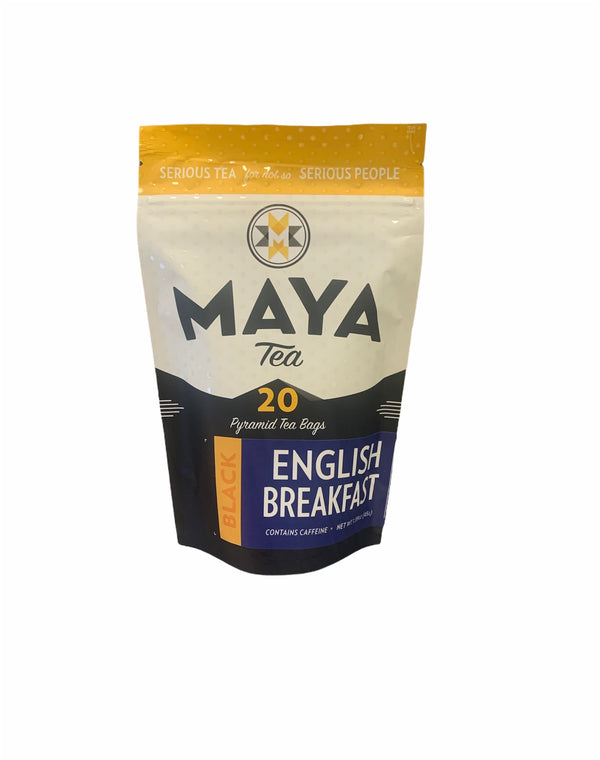 English Breakfast | Maya Tea | 20 Pyramid Black Tea Bags
