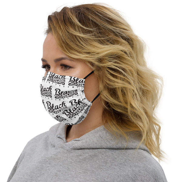 Black Powder Coffee Branded Face Mask