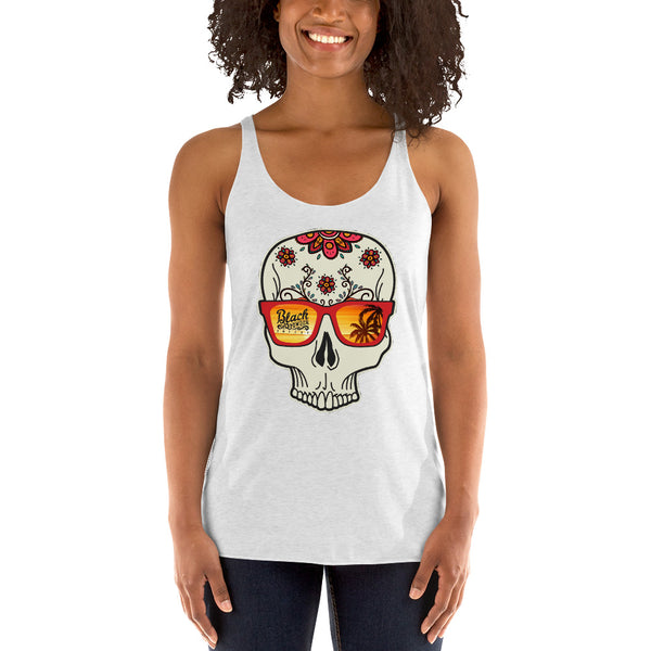 Summer Blend Coffee Skull | Women's Racerback Tank