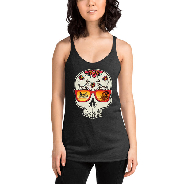Summer Blend Coffee Skull | Women's Racerback Tank