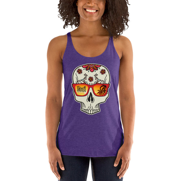 Summer Blend Coffee Skull | Women's Racerback Tank