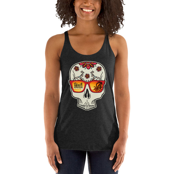 Summer Blend Coffee Skull | Women's Racerback Tank