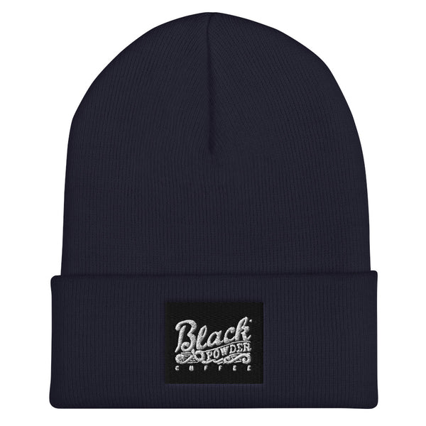 Black Powder Logo Cuffed Beanie