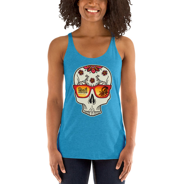 Summer Blend Coffee Skull | Women's Racerback Tank