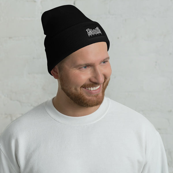 Black Powder Logo Cuffed Beanie