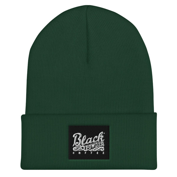 Black Powder Logo Cuffed Beanie