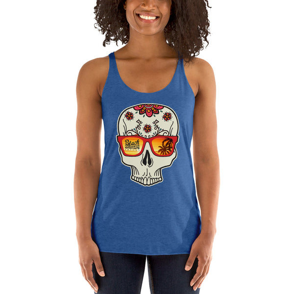 Summer Blend Coffee Skull | Women's Racerback Tank