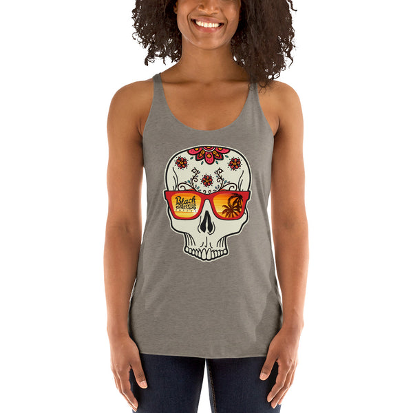 Summer Blend Coffee Skull | Women's Racerback Tank