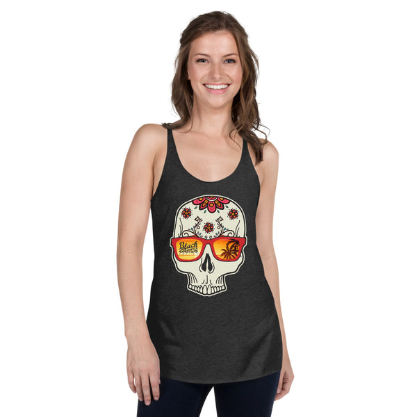 Summer Blend Coffee Skull | Women's Racerback Tank
